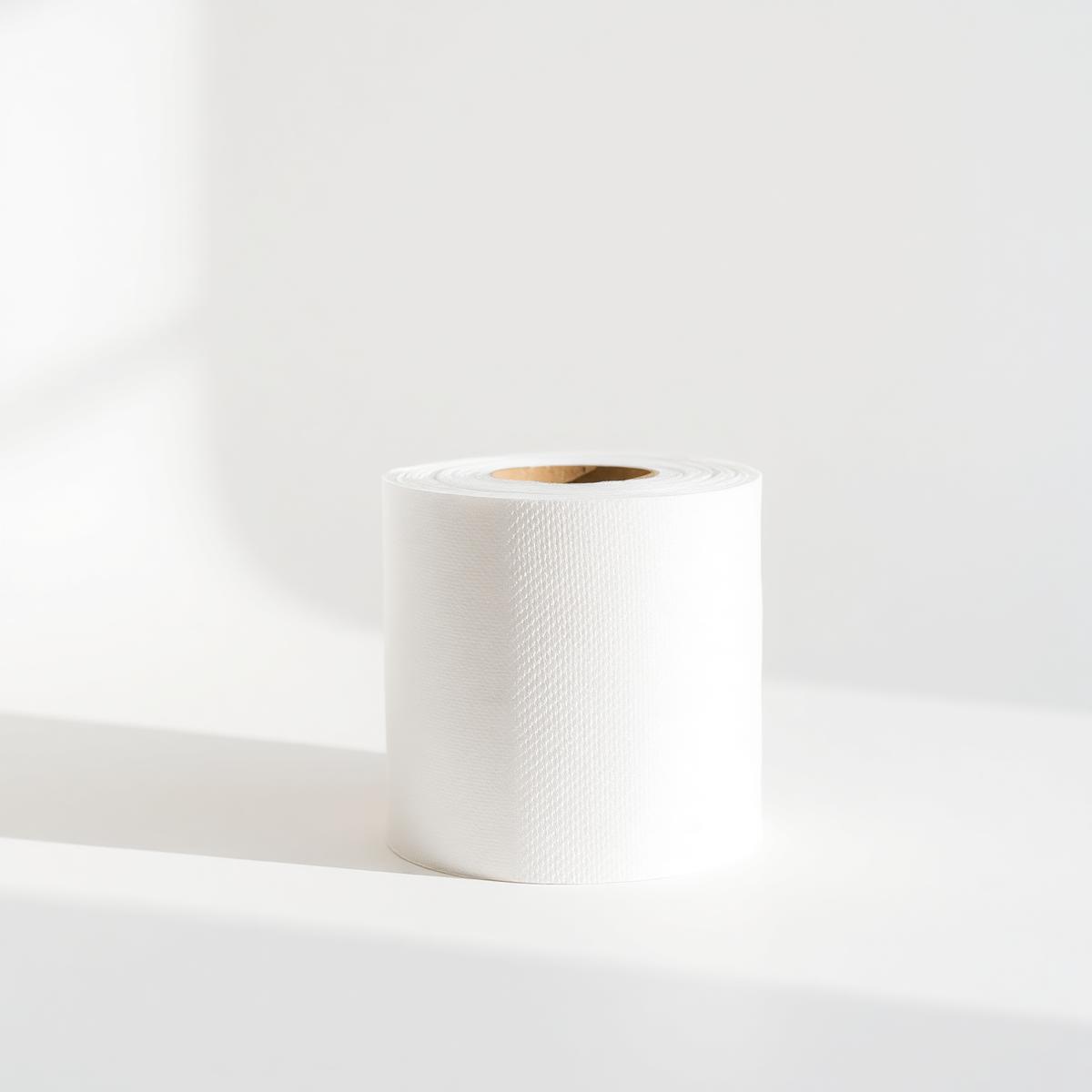 White Toilet Rolls